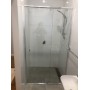 Australia Custom made Semi-Frameless Wall To Wall Pivot Door Shower Screen (1400- 1500)W *1950